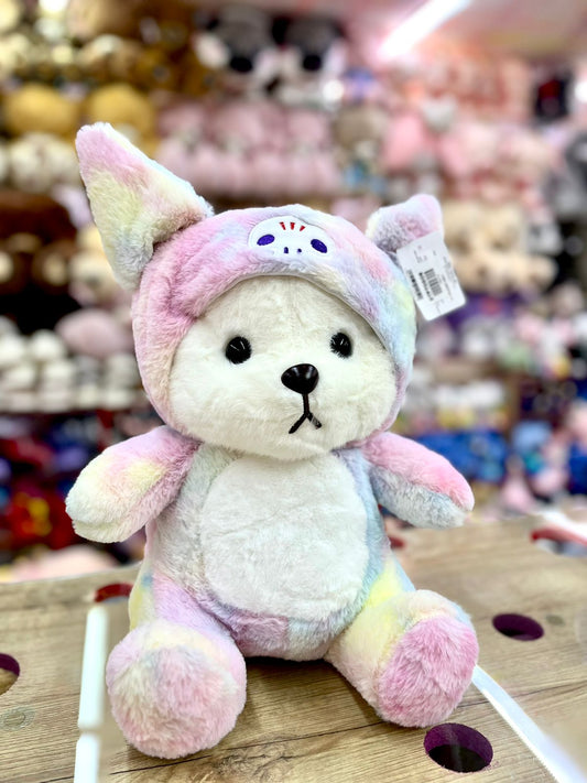 Oso polar peluche arcoiris
